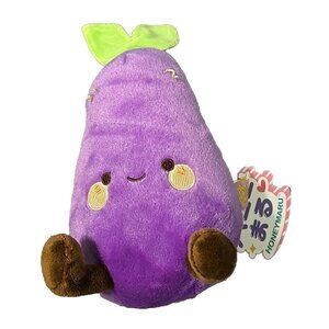 Edward the Eggplant 8" Plush Size Toy Plushie by Honeymaru Wink Wink NEW